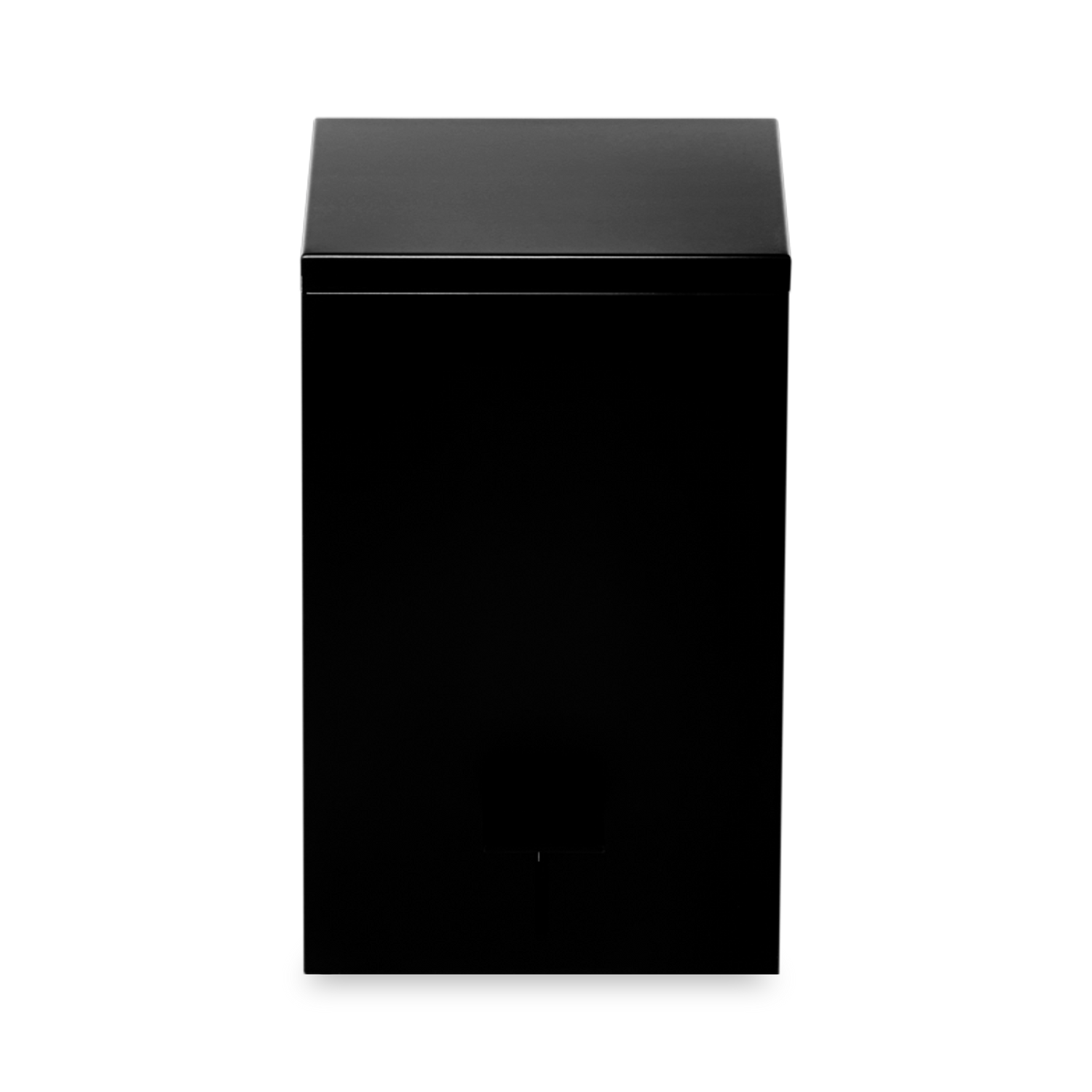 Pedal Waste Bin in an elegant matter black.