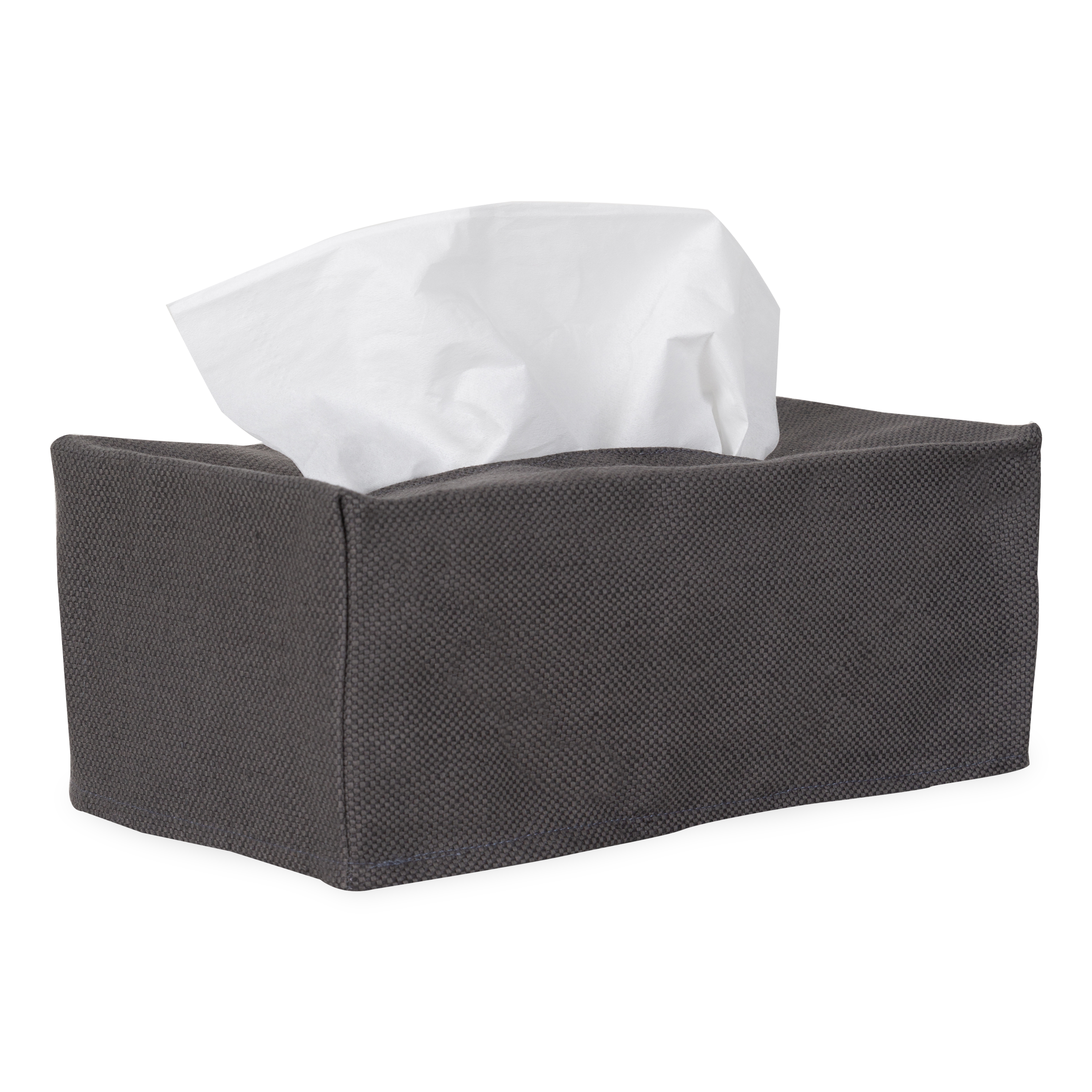 Using a beautiful 100% linen, The Linen Tissue Box Cover provides a neutral palette to any tissue box, which improves on stylistic decisions for any countertop or nightstand.
