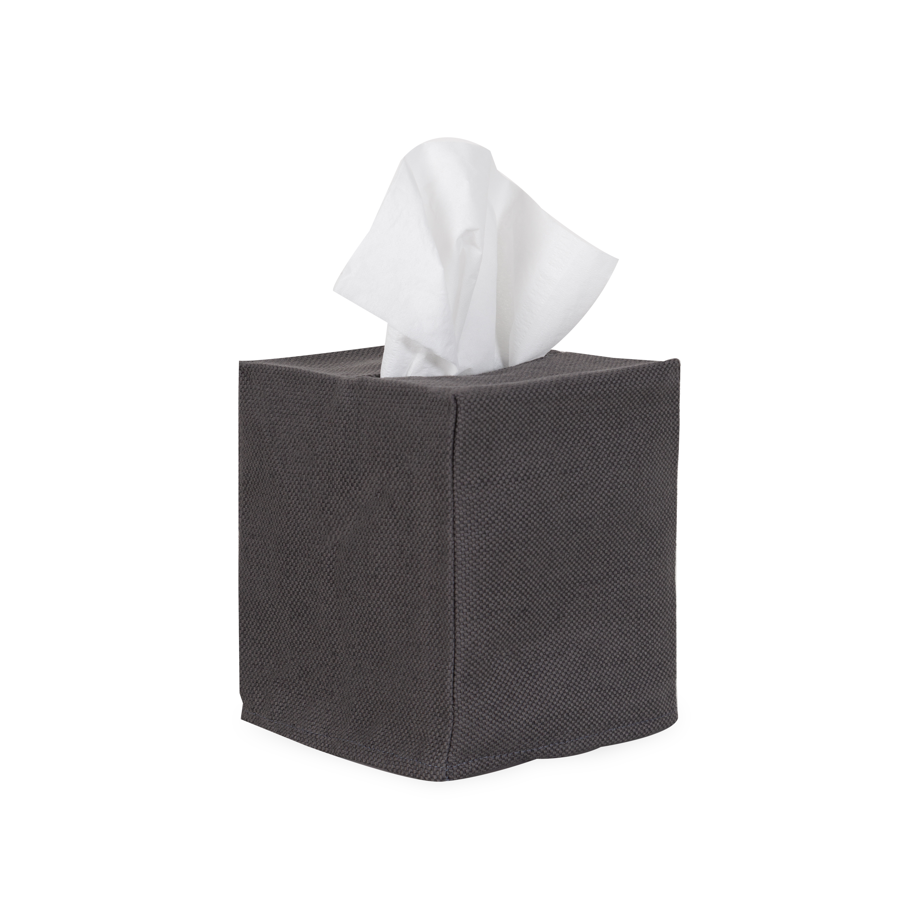 Using a beautiful 100% linen, The Linen Tissue Box Cover provides a neutral palette to any tissue box, which improves on stylistic decisions for any countertop or nightstand.