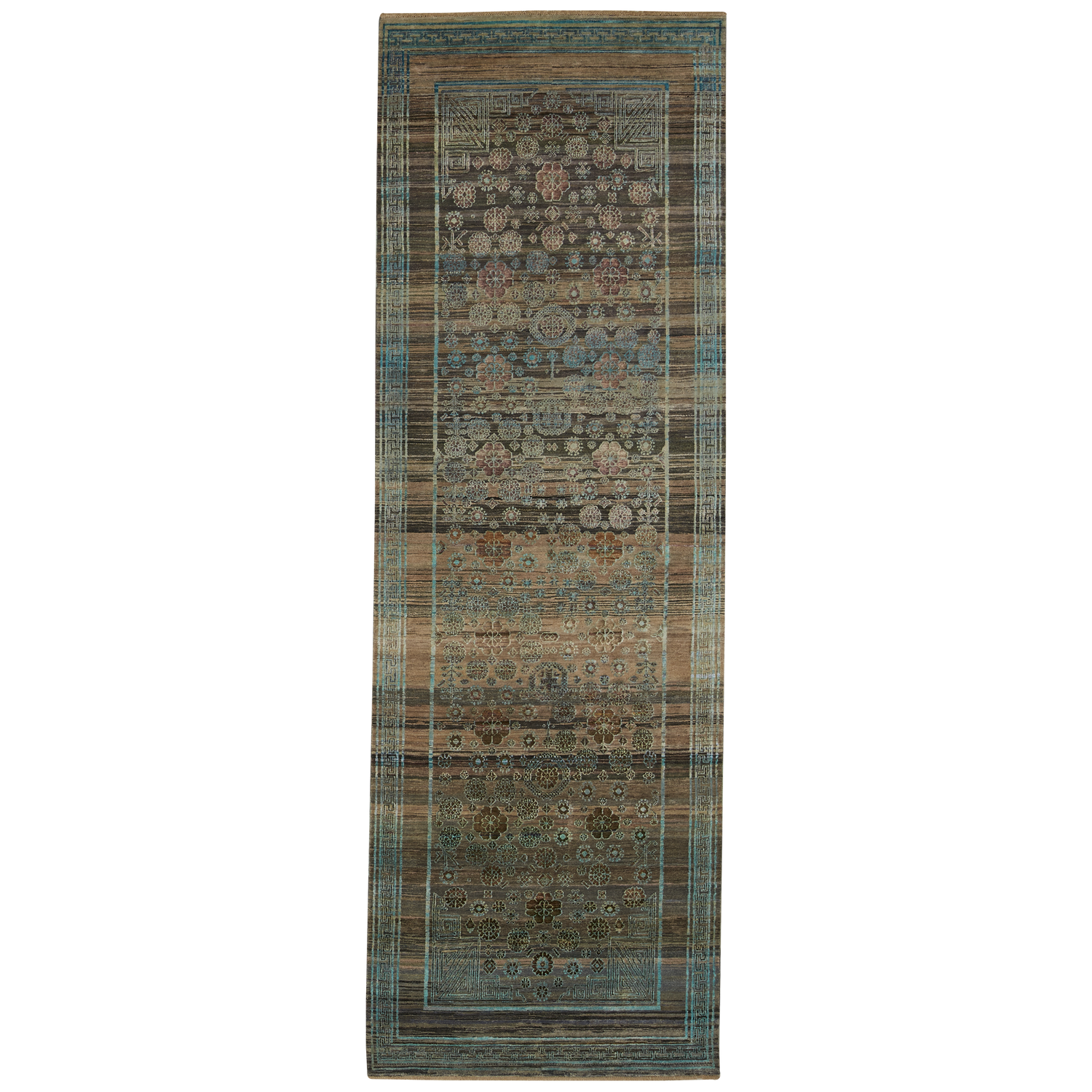 Designed to be passed through generations%2C the New Heirloom Rug Collection is crafted from recycled and upcycled wool%2C cocoon silk and sari silk.