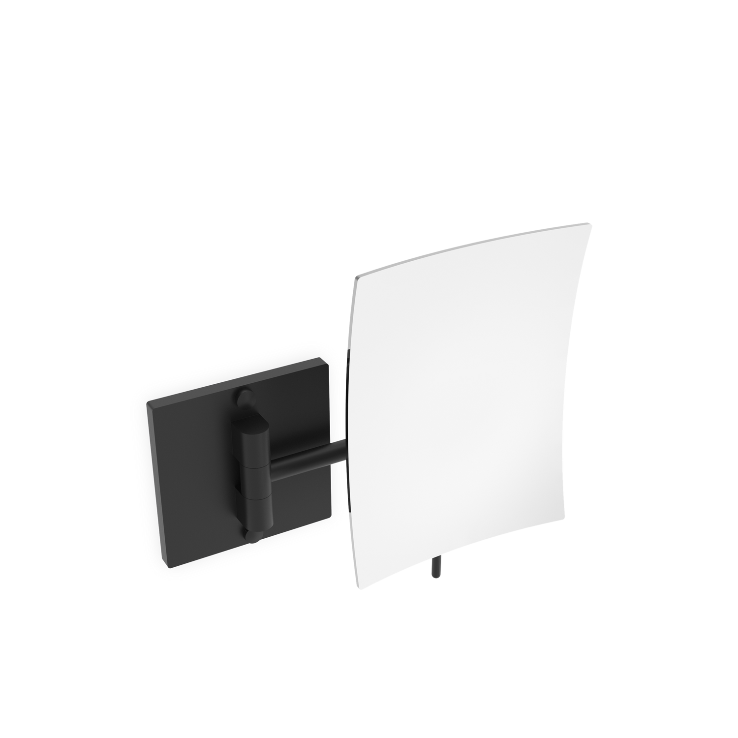 Defined by its sleek silhouette and its minimalist design%2C the Square Vanity Wall Mirror features a curved face that provides more visibility to your face.