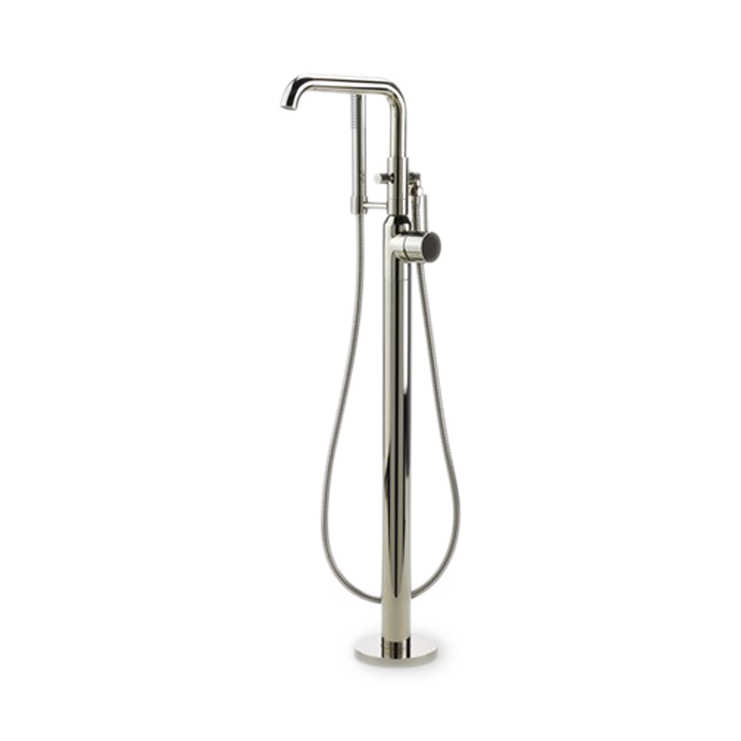 Single Handle Floor Mounted Tub Filler.