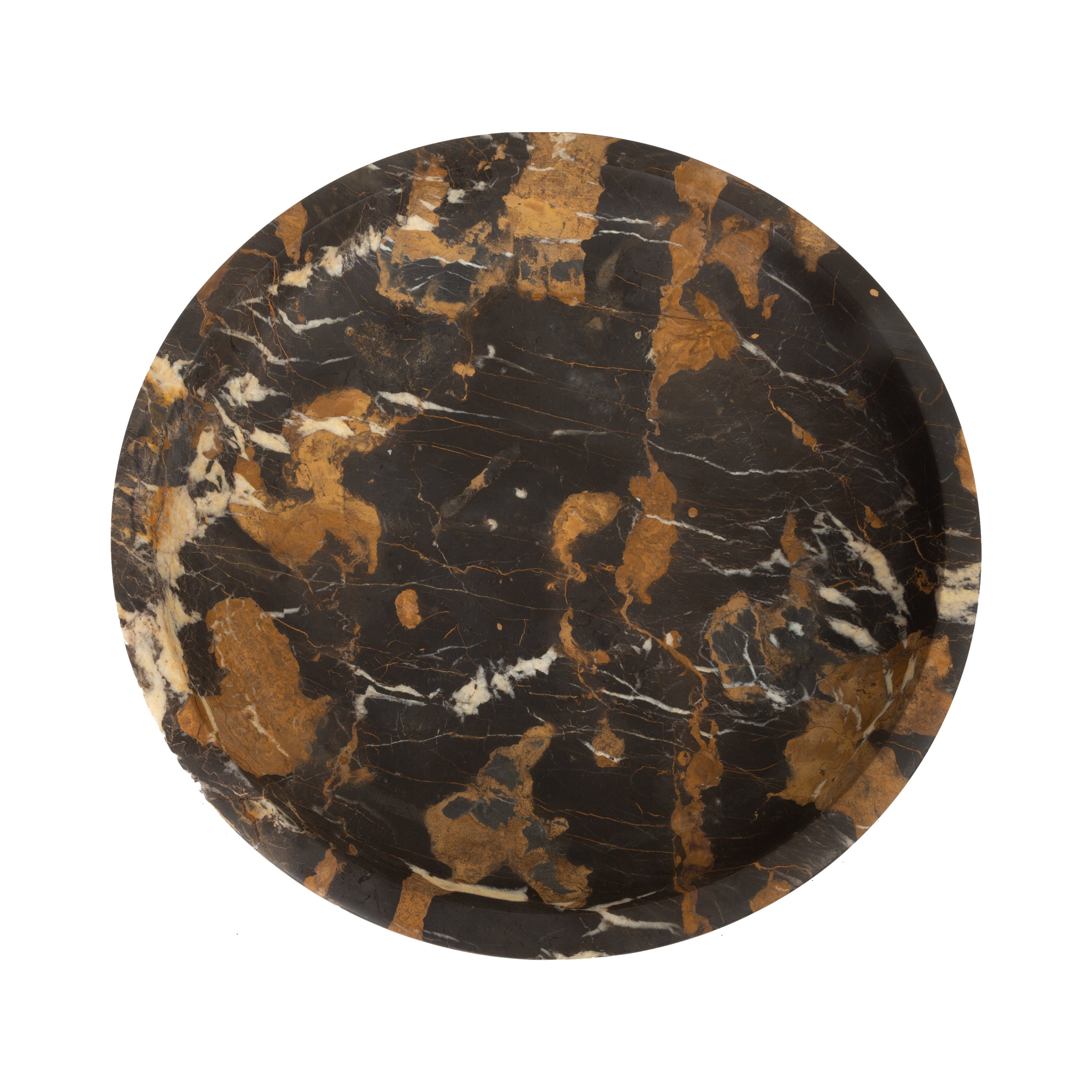 Provides elements of elegance and sophistication, the Honed Marble Bowl features rich brown and gold tones which brings warmth into your space.