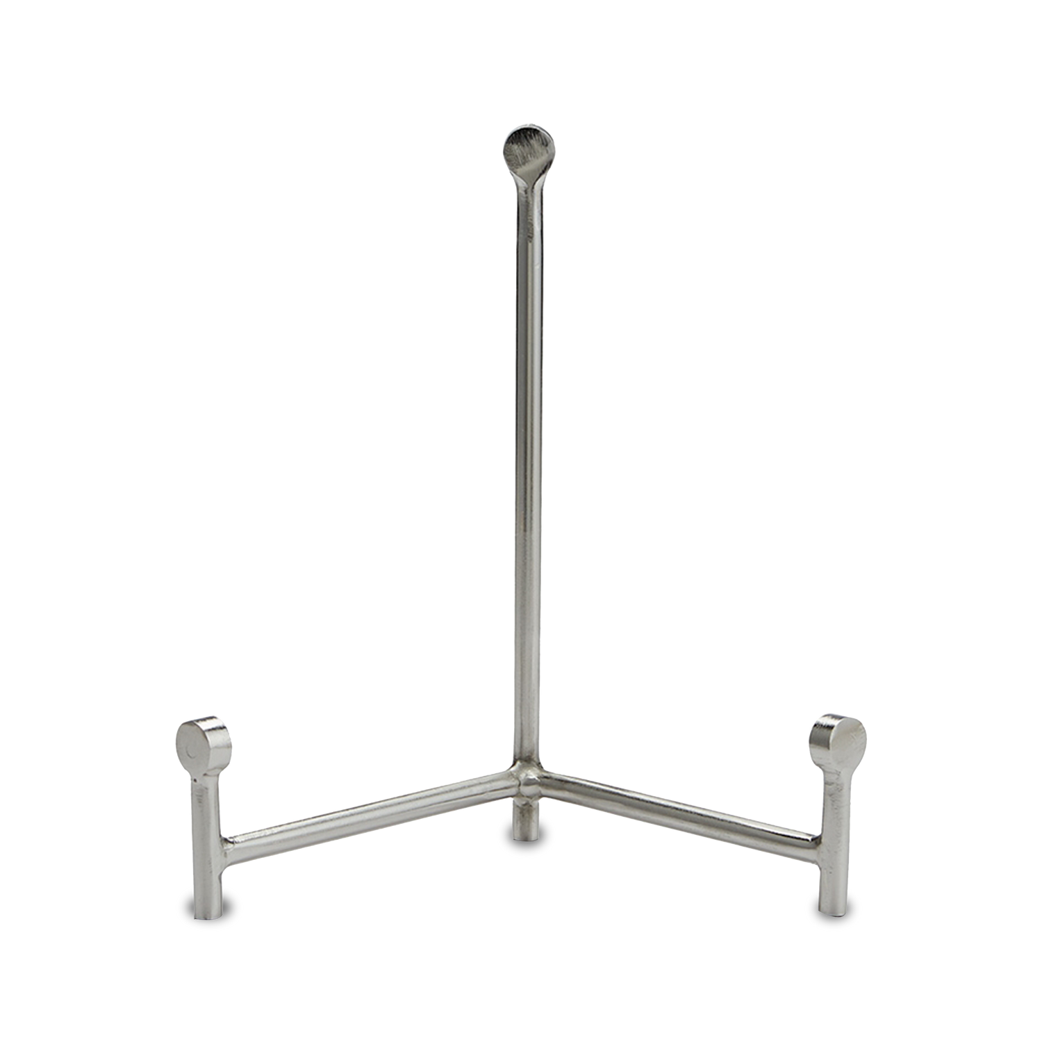 With its sturdy design%2C this black tripod stand is a great piece to showcase your unique plates and decorative trays.