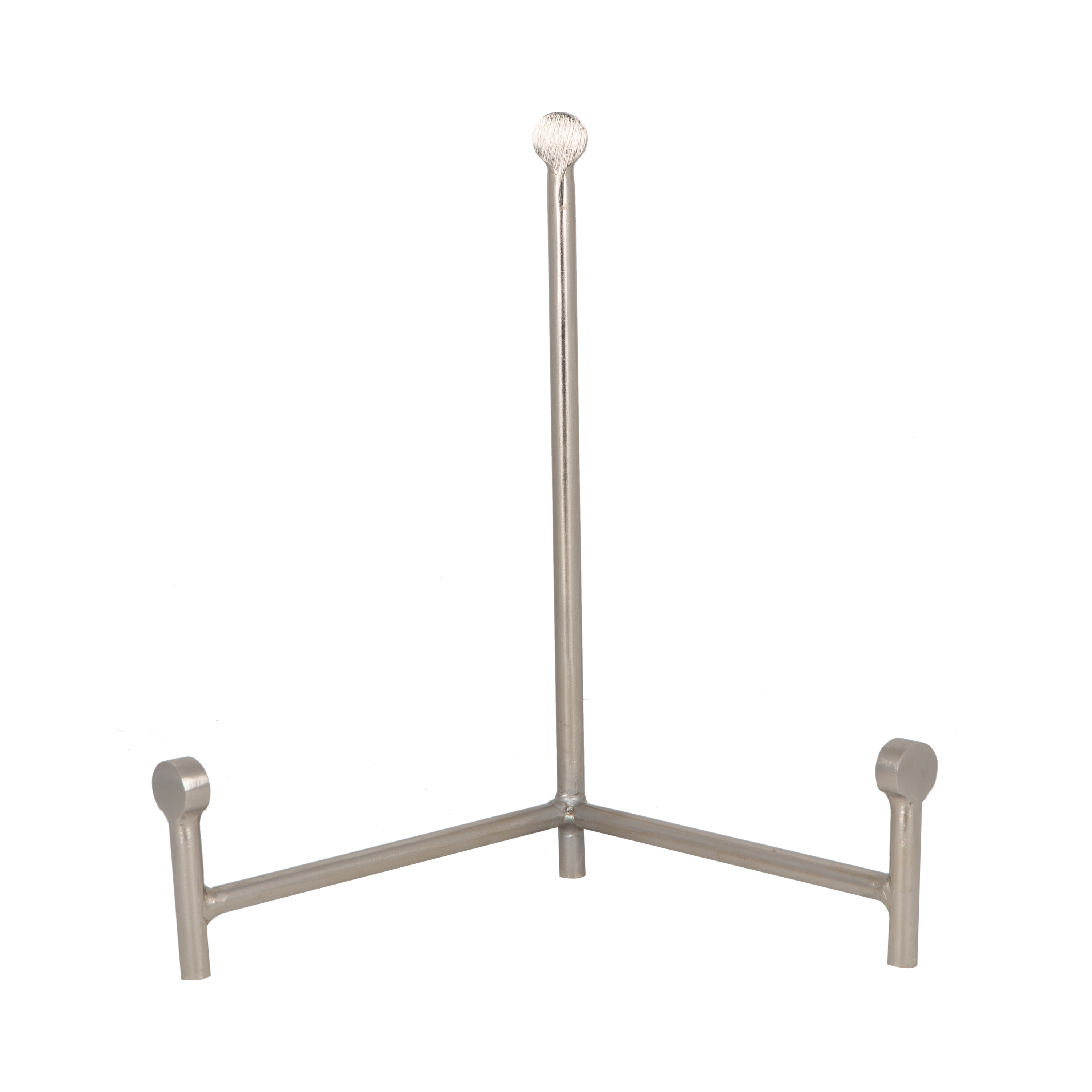 With its sturdy design, this black tripod stand is a great piece to showcase your unique plates and decorative trays.
