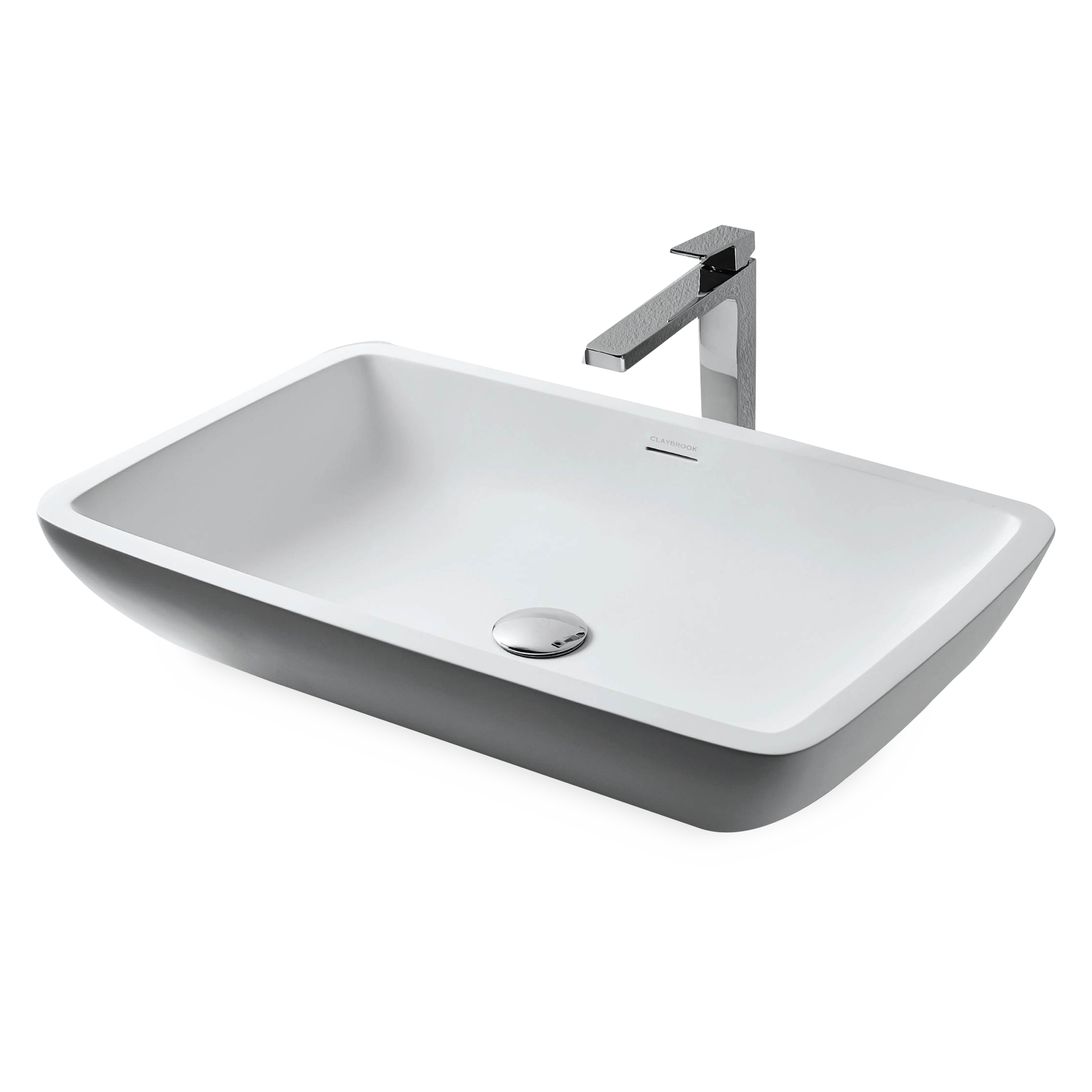 Claybrook handcrafts their basins using natural materials in an eco-friendly process.