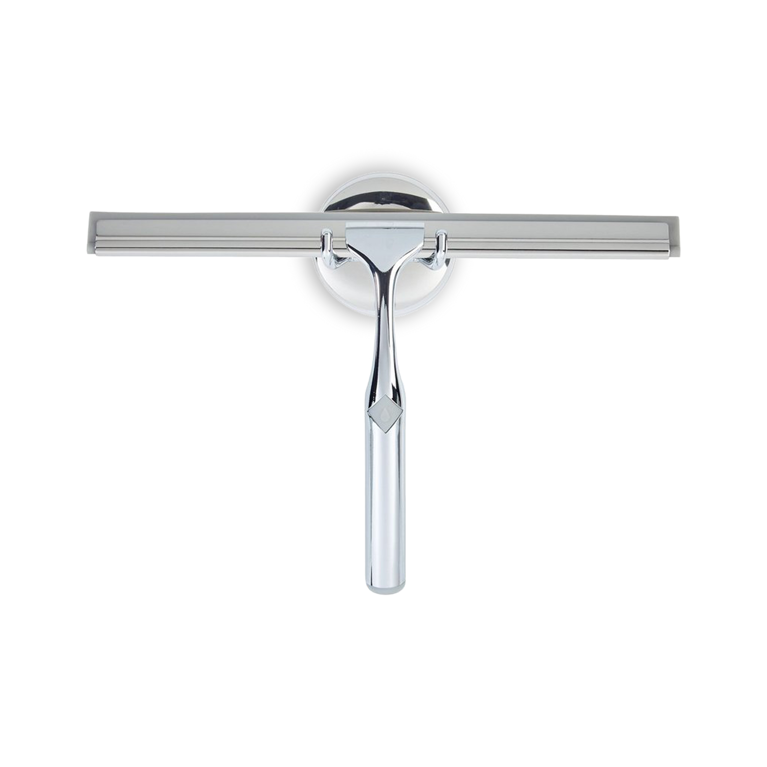 The Deluxe Shower Squeegee%C2%A0has a chrome plated%2C zinc diecast handle that is rust and tarnish free.