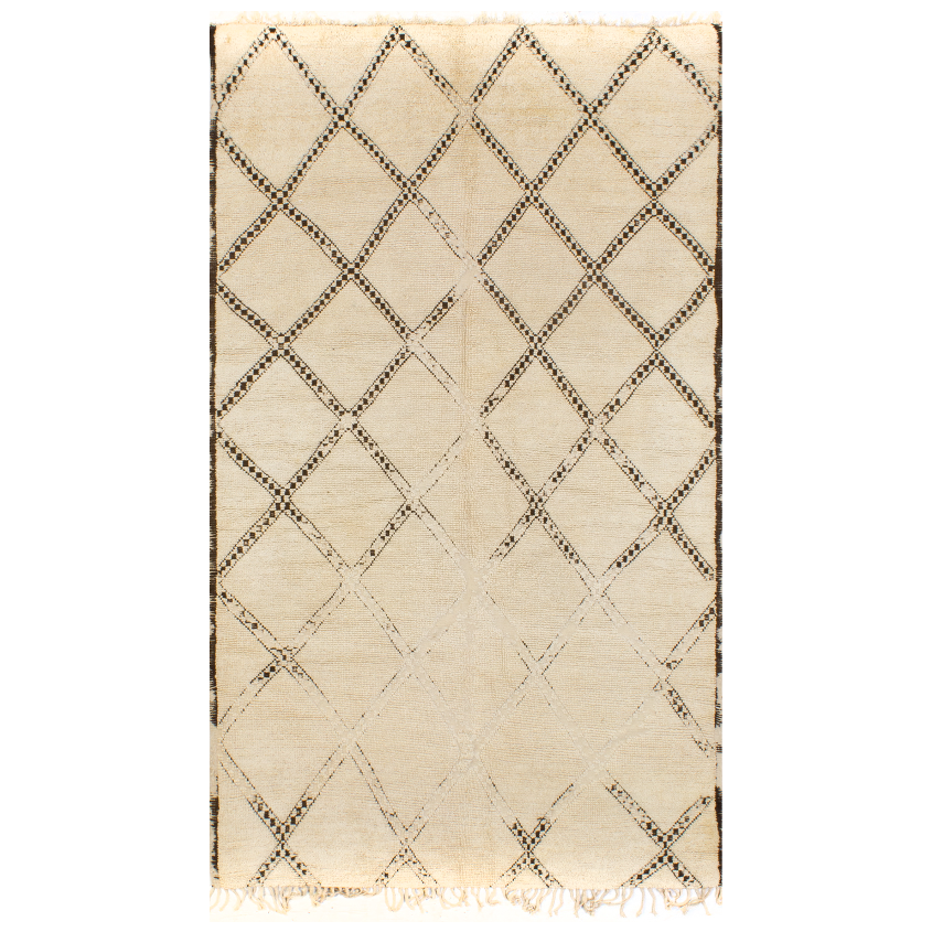 Primarily dating back to the 1950%27s and 1960%27s%2C each rug in the Vintage Moroccan Collection reflects the story of its maker%2C though deceptively simple in design.