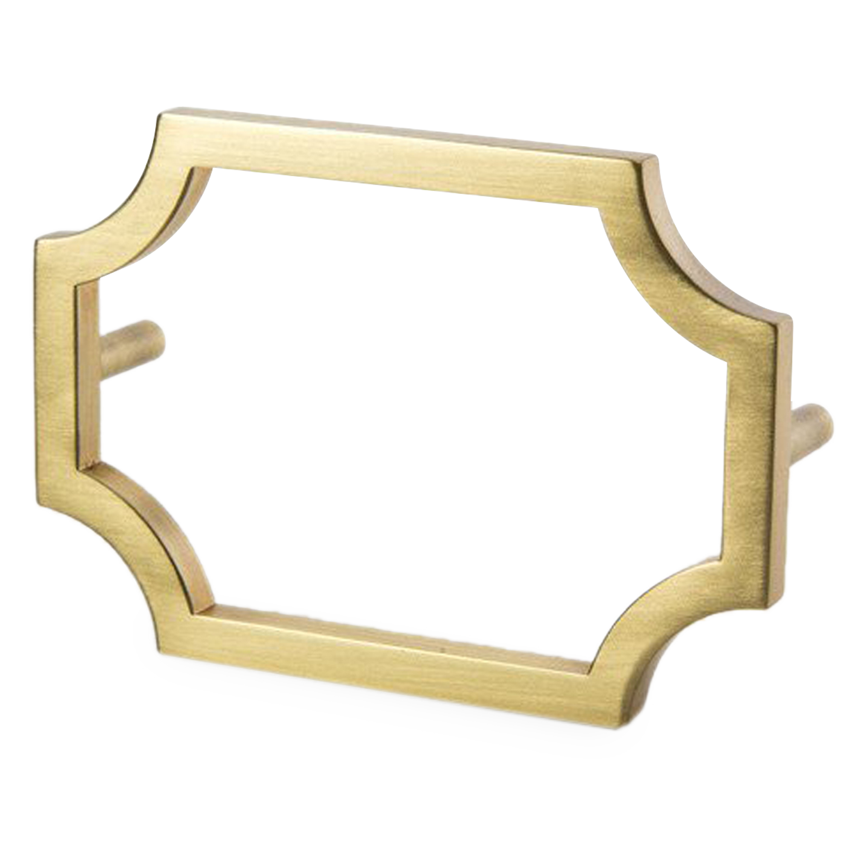The Classic Handle Pull is oversized and has clean neoclassical lines that pay homage to Dorothy Draper.