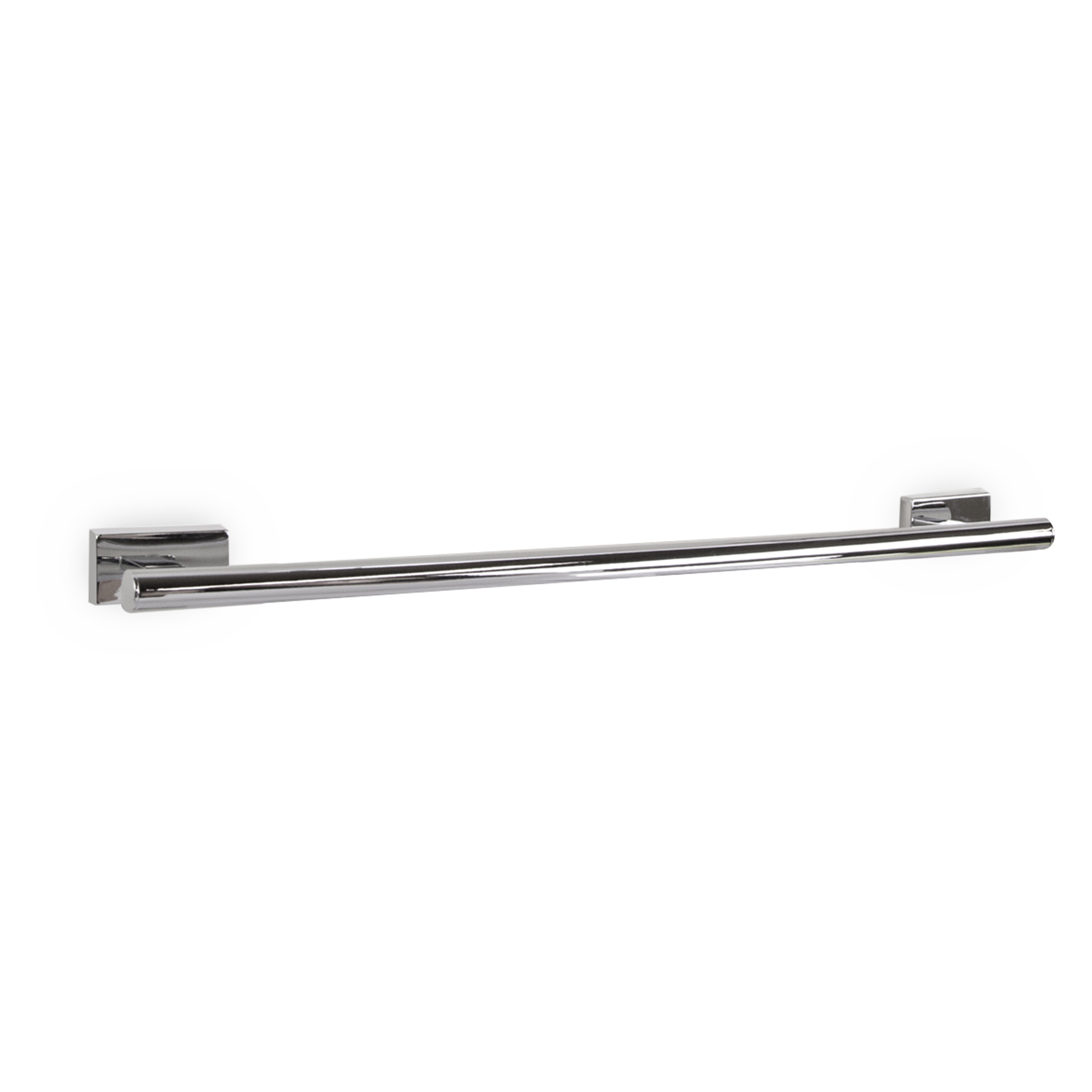 The Soho 86 24" Towel Bar is a modern towel holder with geometeric shapes.