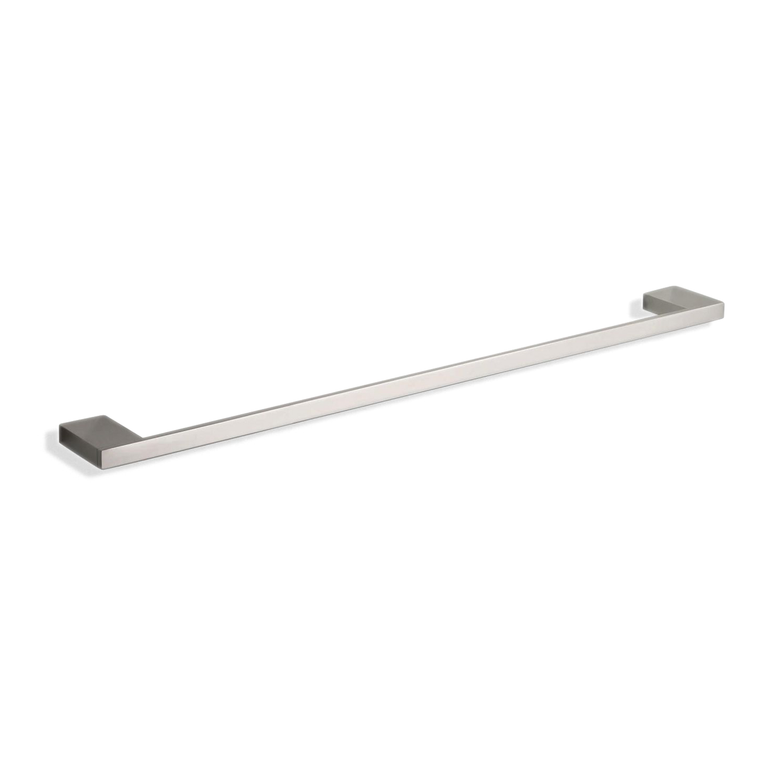 Sharp and clean lines capture modern simplicity with this towel bar.