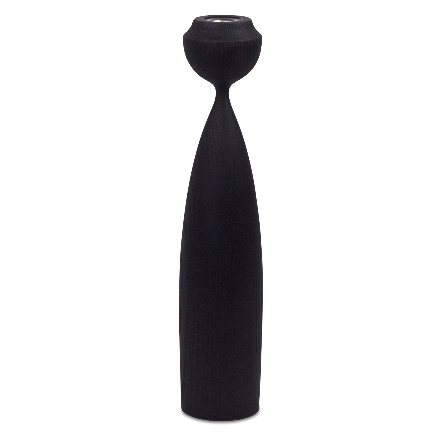 The Lotta candleholder emphasizes long luxurious lines and curvatures.