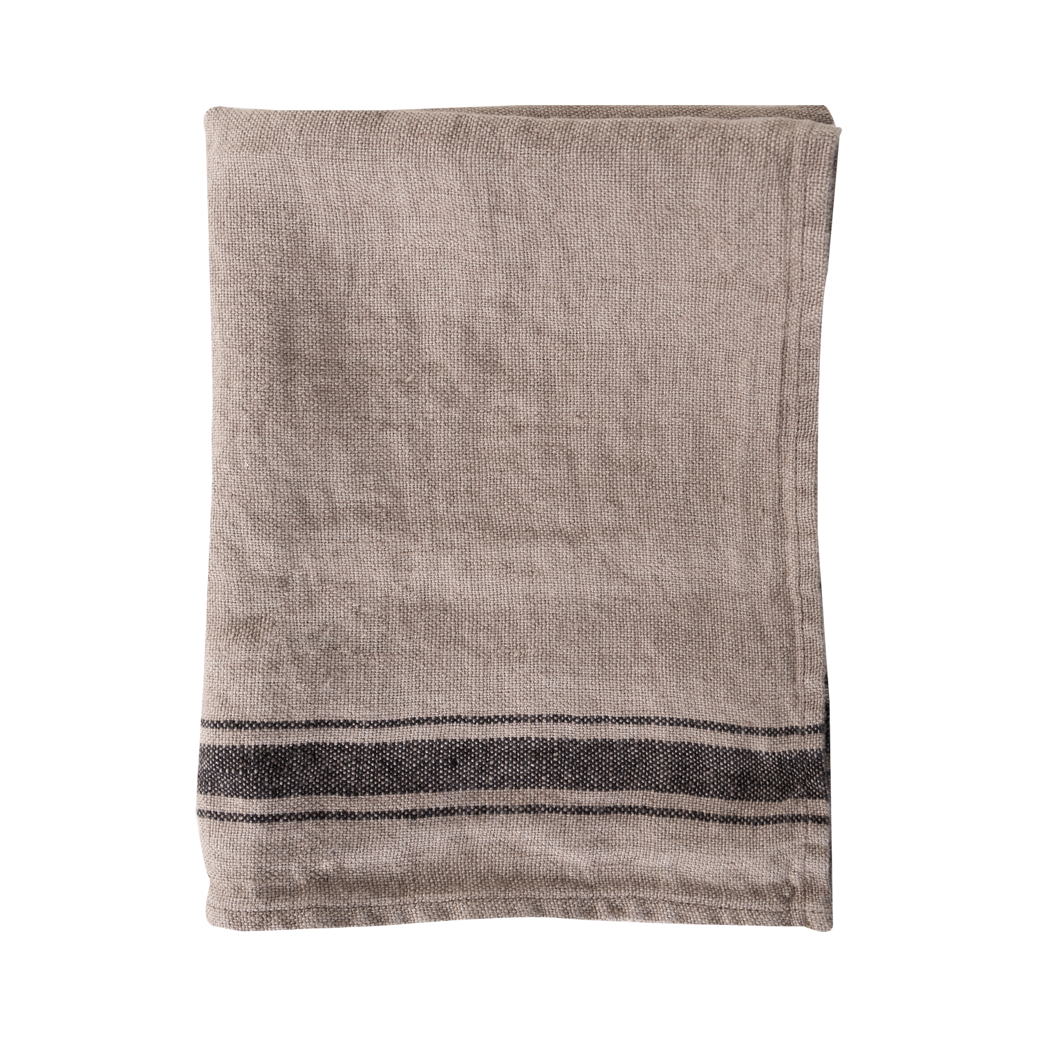 The Linen Stripe Napkin is sustainably crafted from 100%25 stonewash linen that has been produced in small batches using non-toxic dyes.