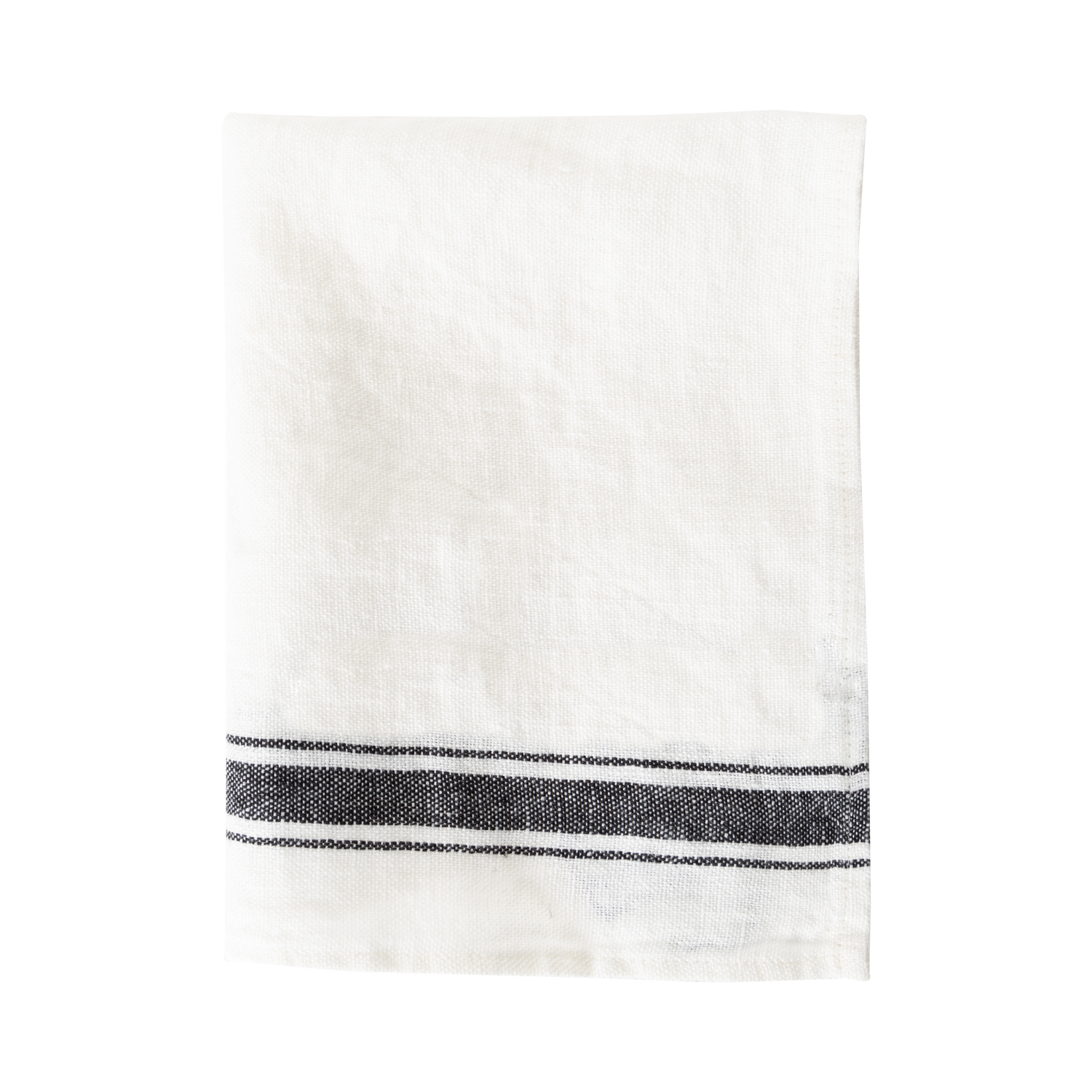 The Linen Stripe Napkin is sustainably crafted from 100%25 stonewash linen that has been produced in small batches using non-toxic dyes.