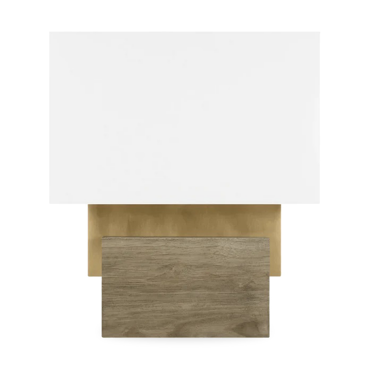 The Slab Table lamp made with natural brass is the perfect combination of luxury and a modern feel.