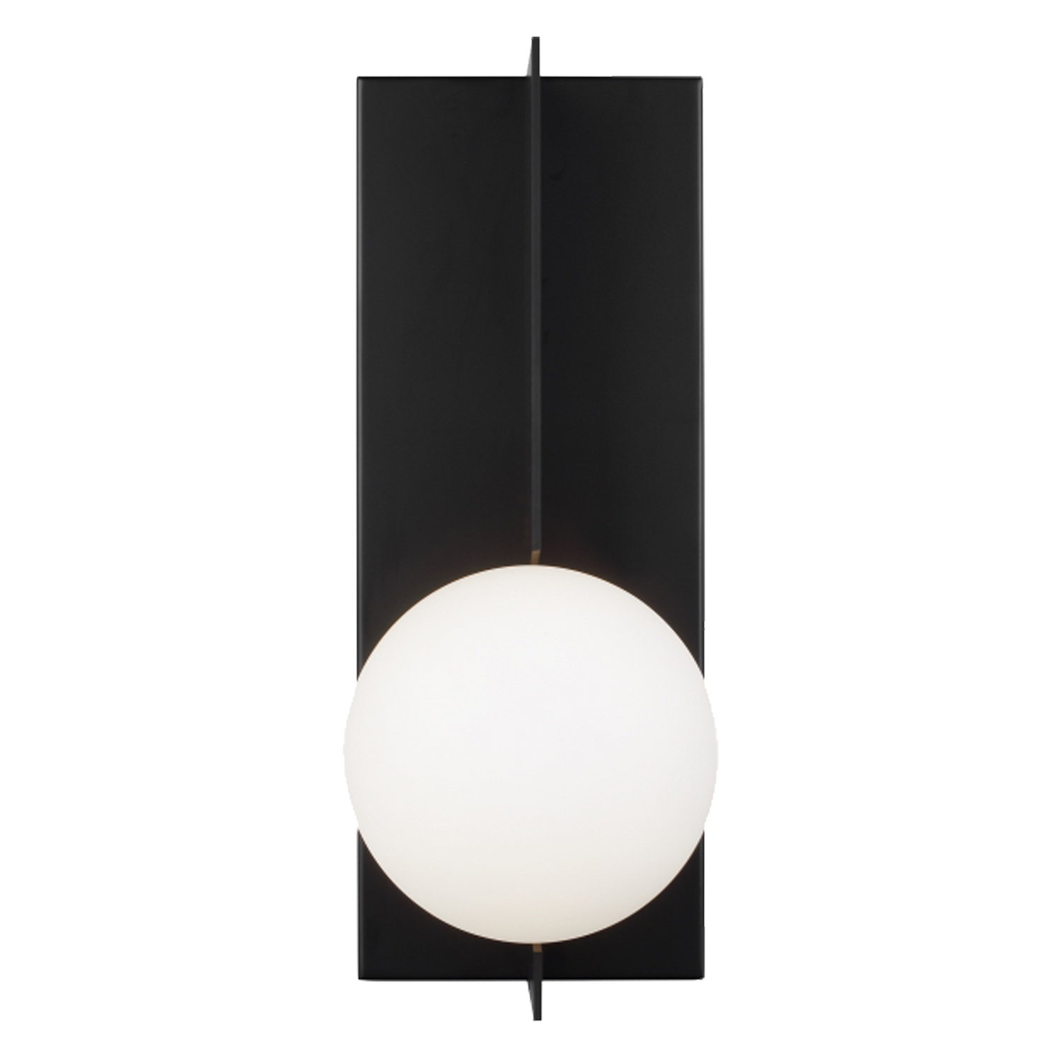 The Declan Wall Light was inspired by Mid-Century modern art with contrasting geometric shapes.