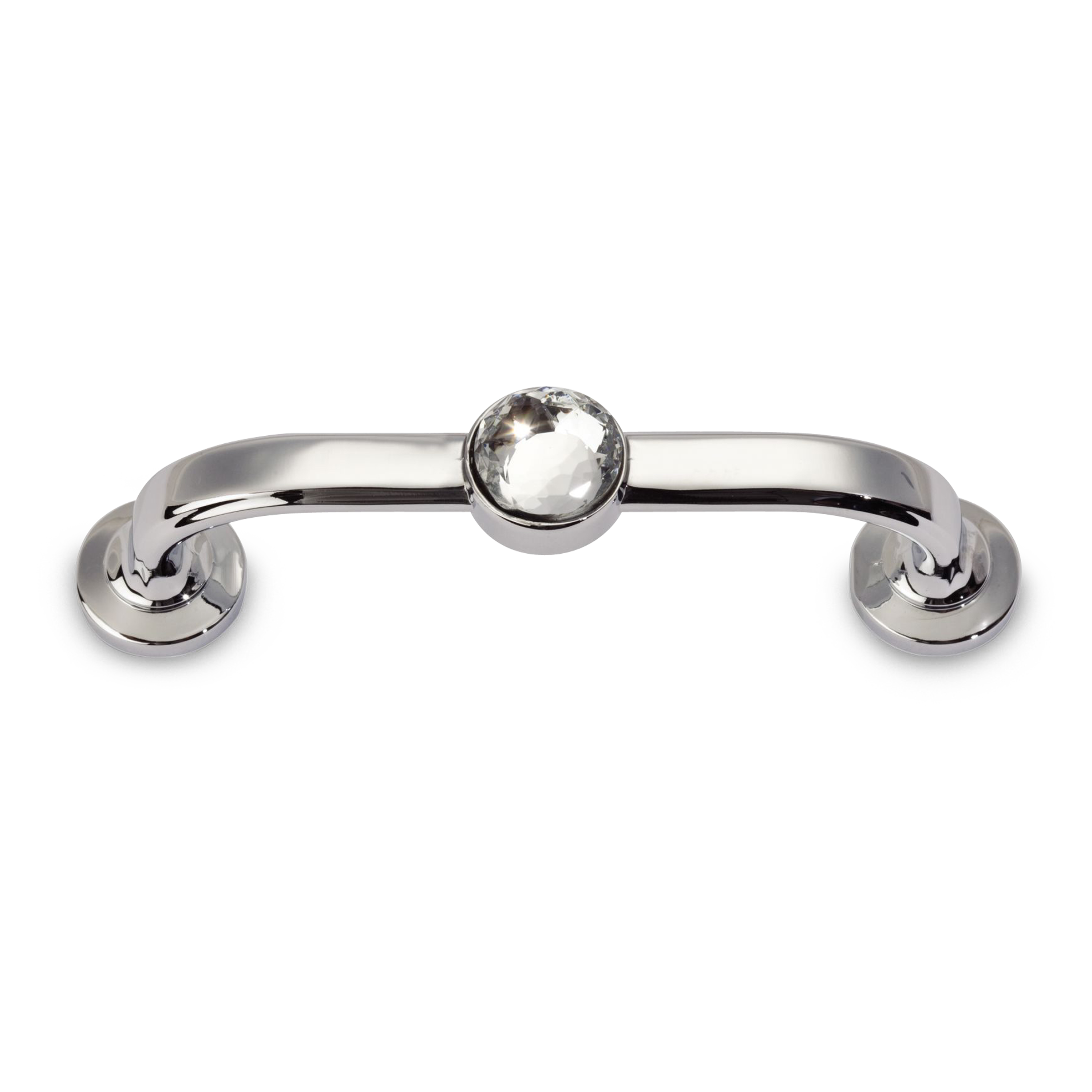 A feminine traditional bracelet pull with genuine European crystal.
