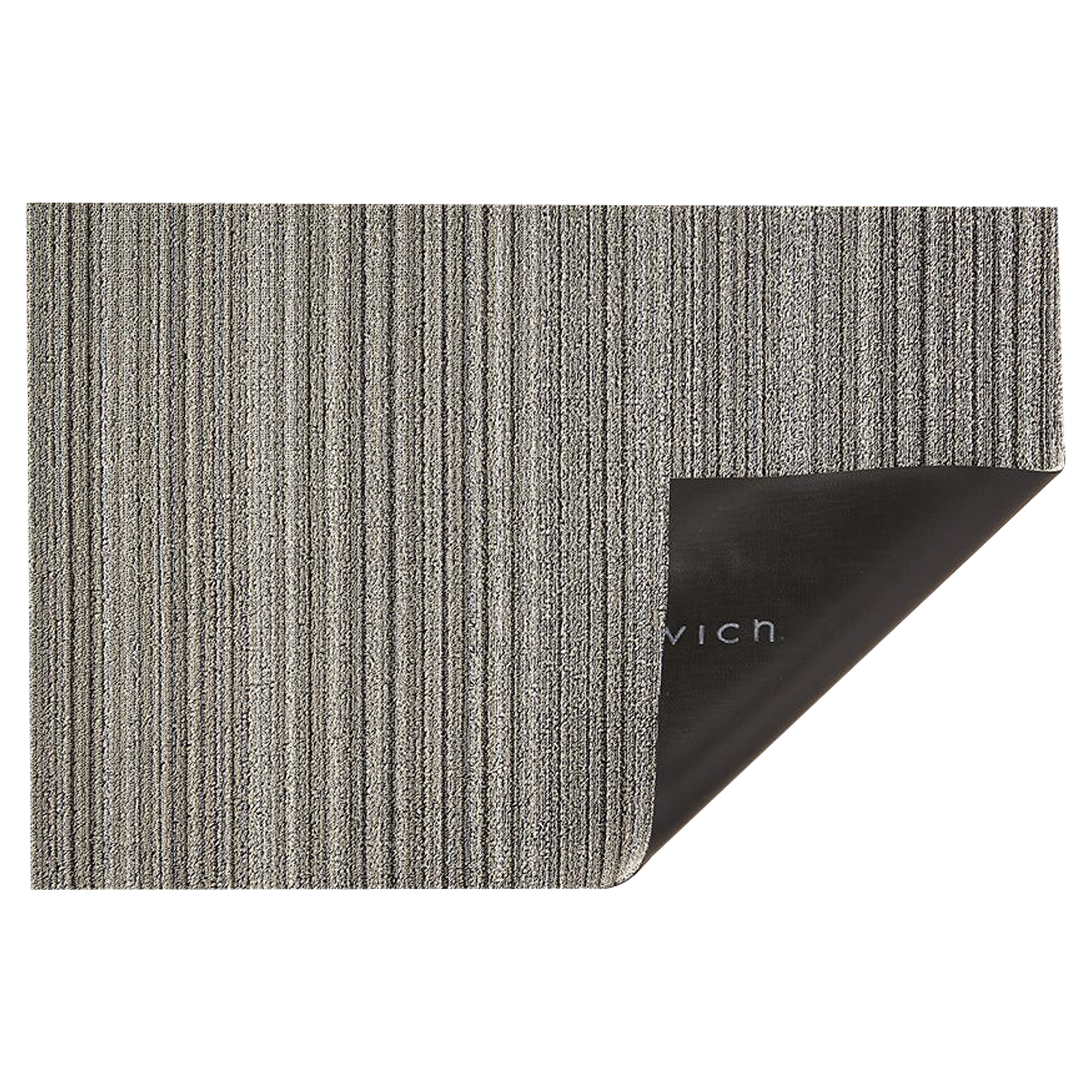 Wonderfully striped, the textured "looped" look of this Shag Mat is tufted from durable extruded yarns.