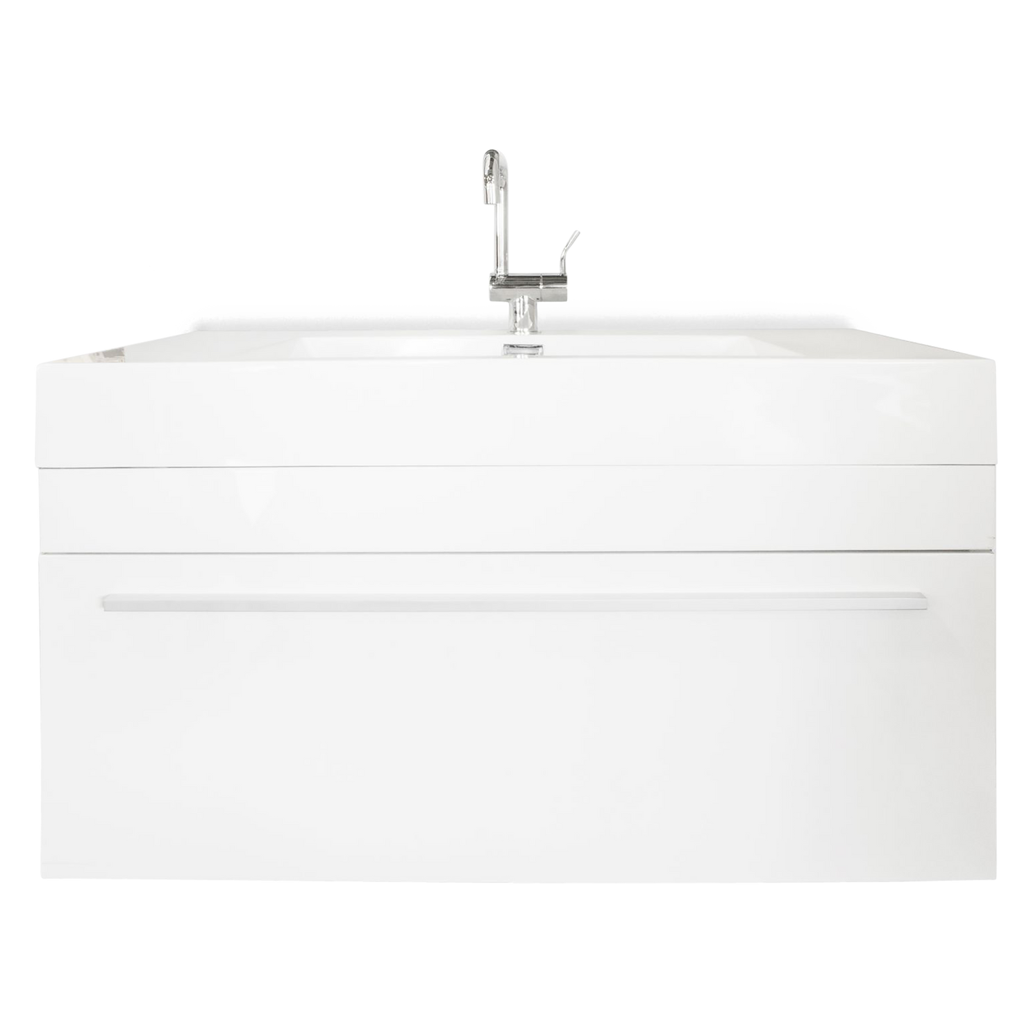VANITY%3A The versatile design of the Kiosk vanity brings a modern sensibility to the bath.