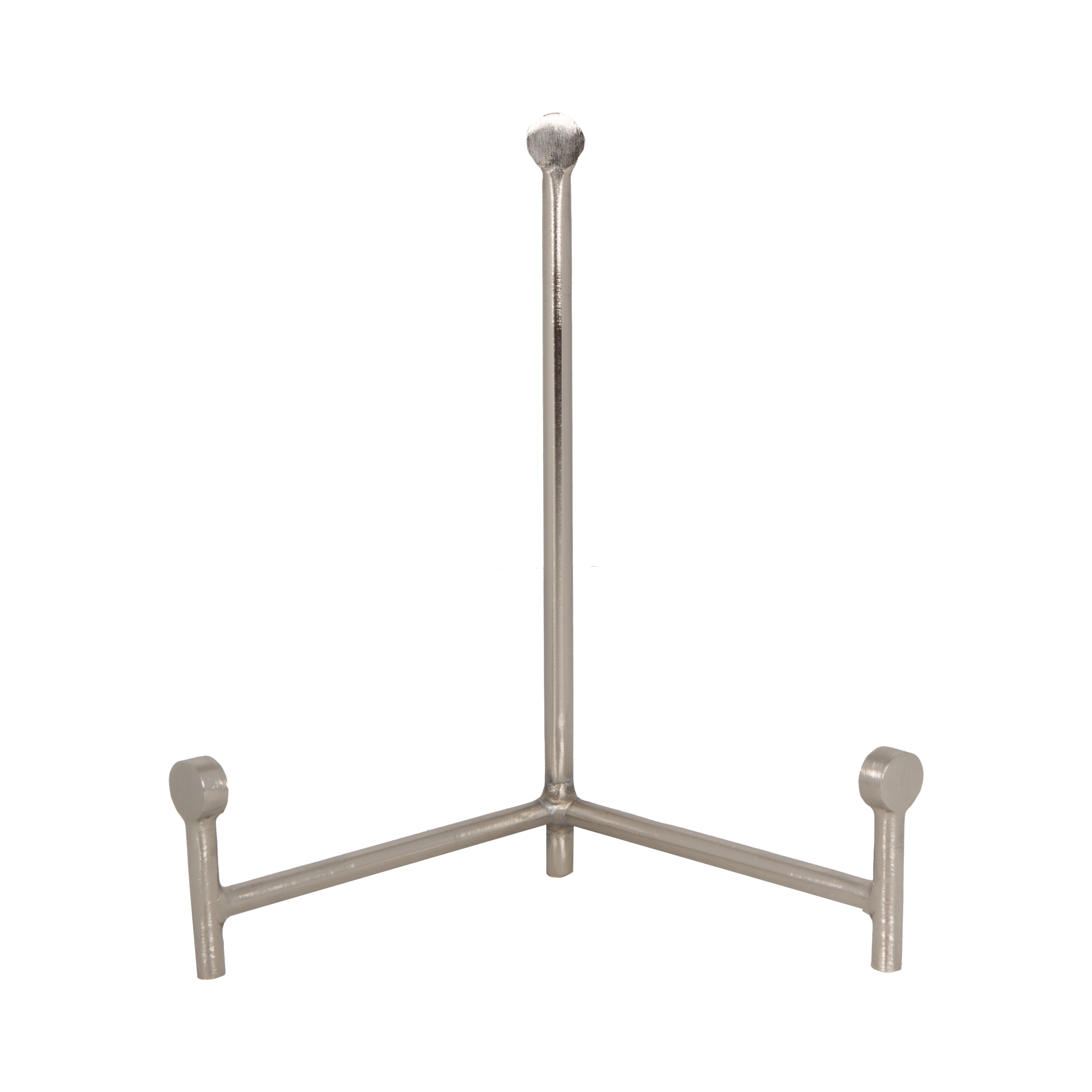 With its sturdy design, this black tripod stand is a great piece to showcase your unique plates and decorative trays.