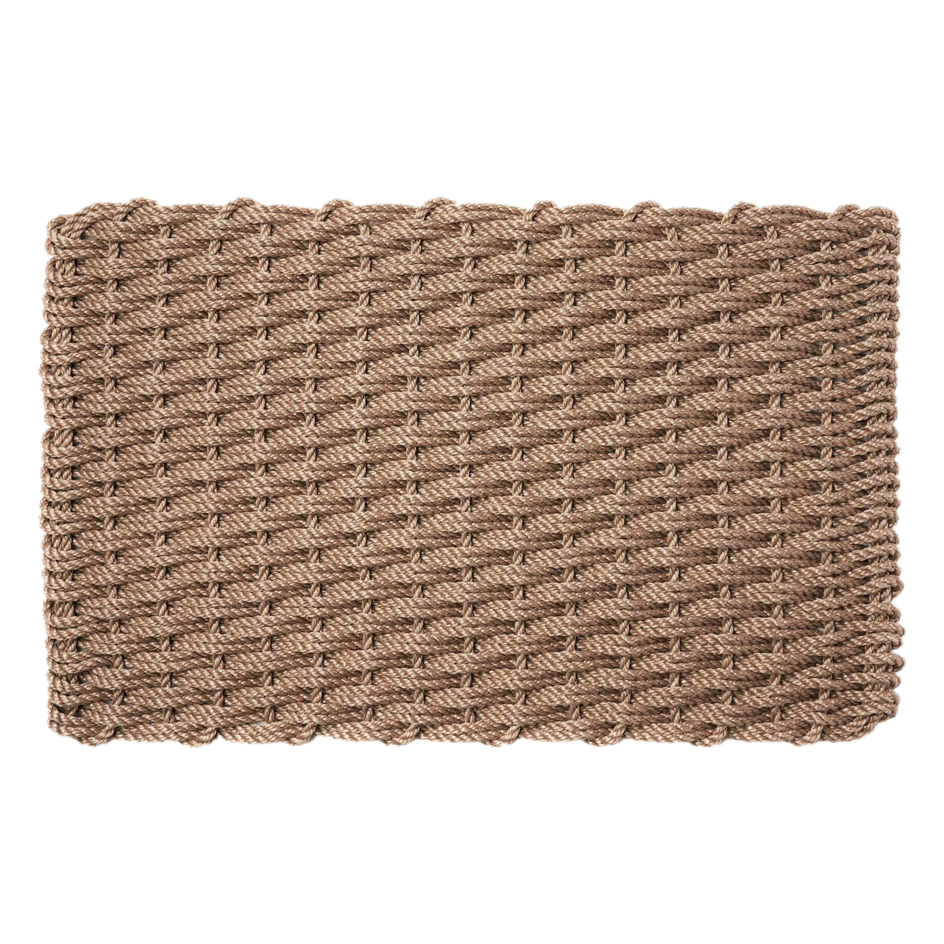 The Rope Doormat is carefully hand-woven in Maine.