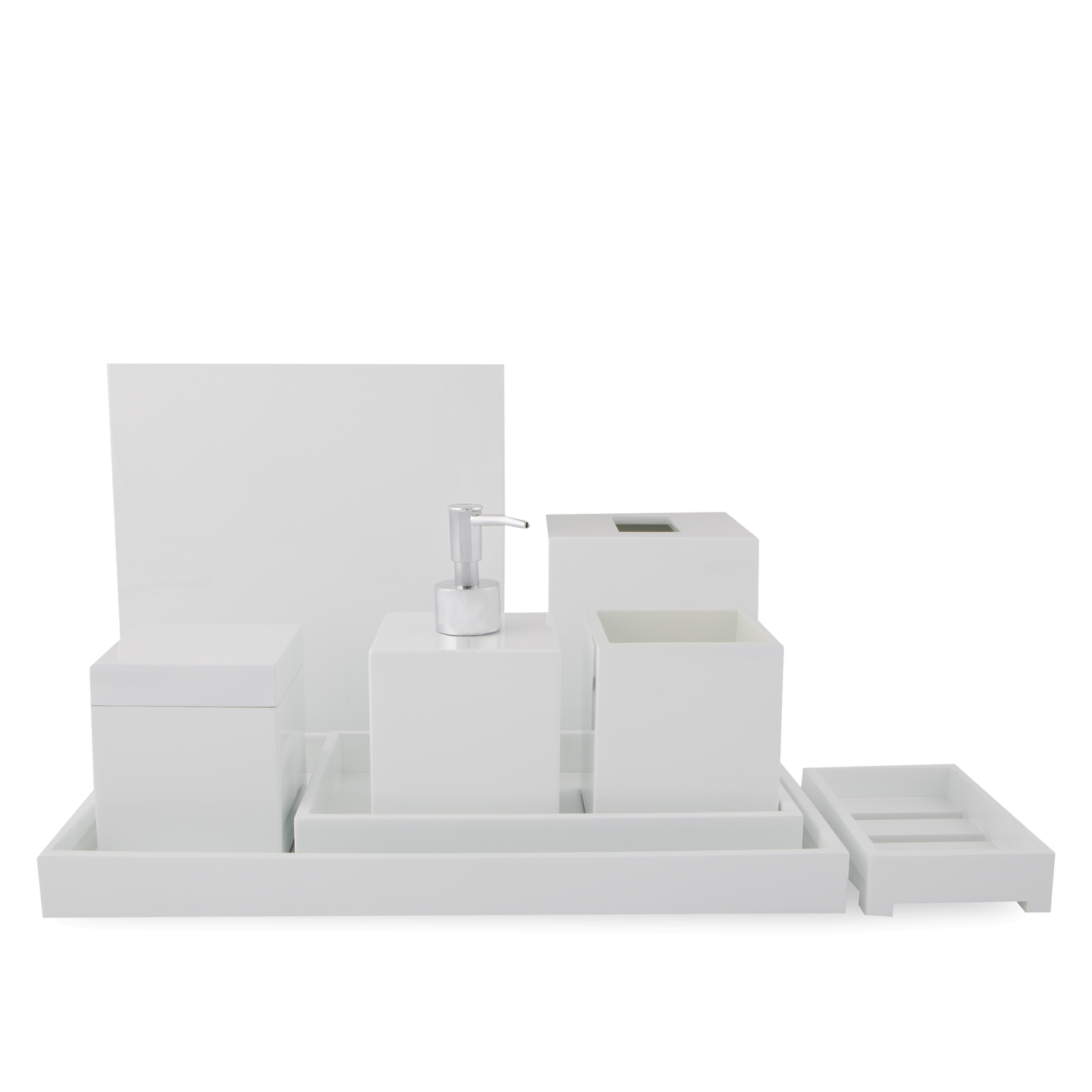 The Richmond collection features rectangular geometric shapes and clean%2C sleek silhouette.