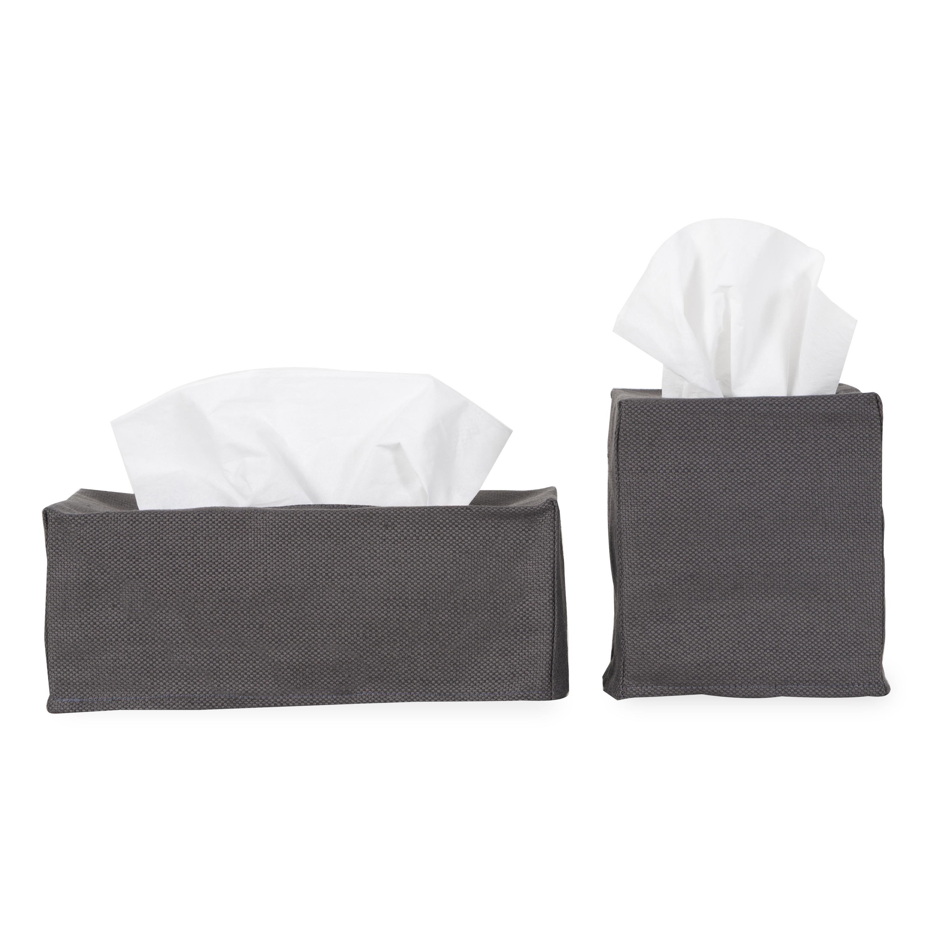 Using a beautiful 100% linen, The Linen Tissue Box Cover provides a neutral palette to any tissue box, which improves on stylistic decisions for any countertop or nightstand.