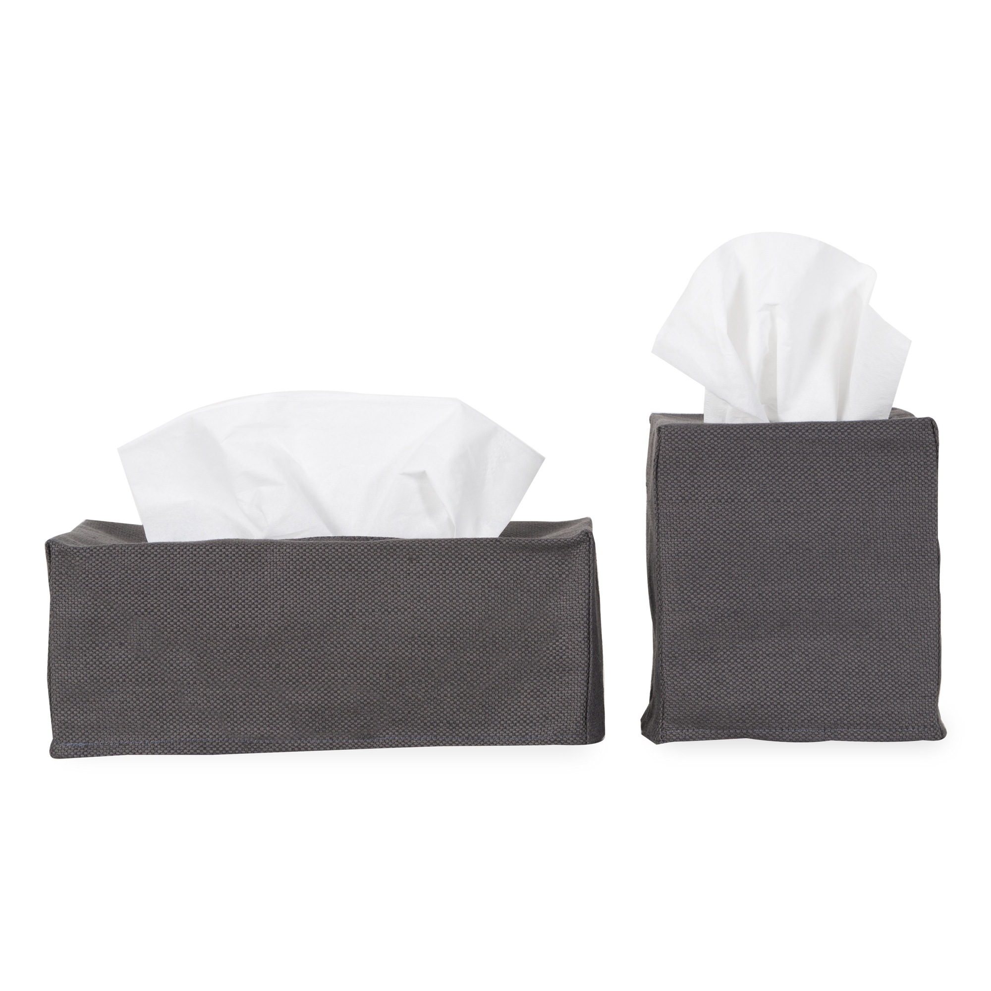 Using a beautiful 100% linen, The Linen Tissue Box Cover provides a neutral palette to any tissue box, which improves on stylistic decisions for any countertop or nightstand.