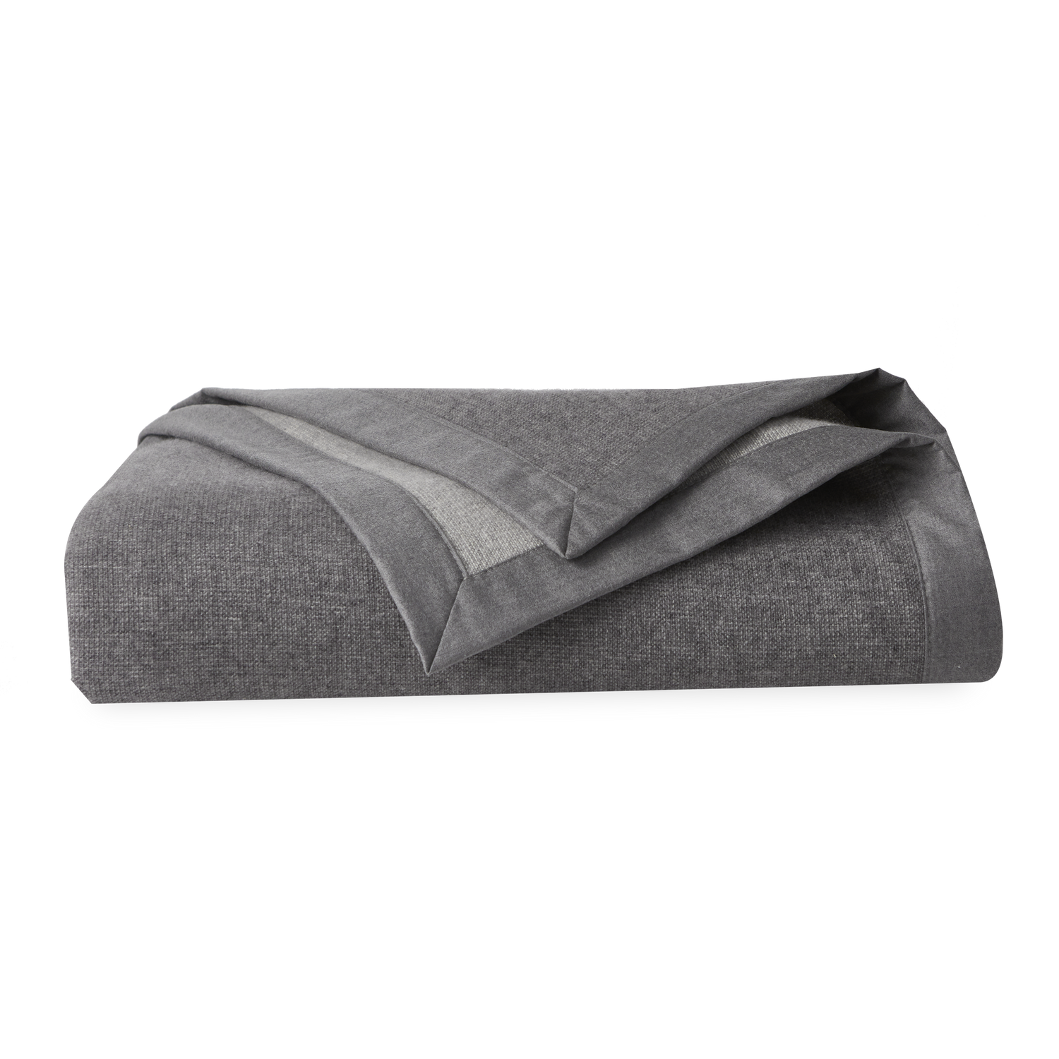 Woven in super-fine Merino wool%2C the Nerino blanket adds superior warmth and is reversible with differing front and back hues - grey and light grey.