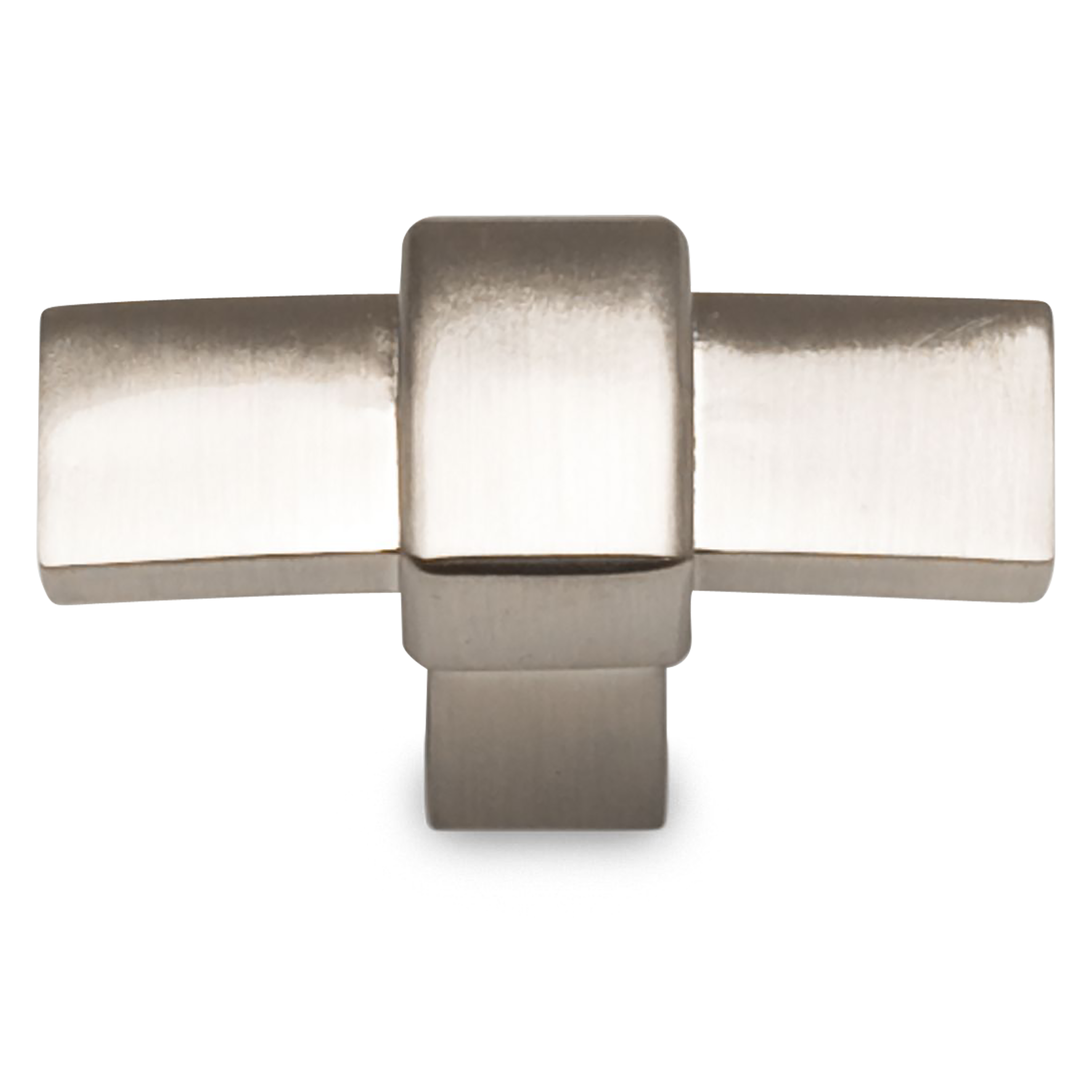 Buckle up T knob with matte design detail.